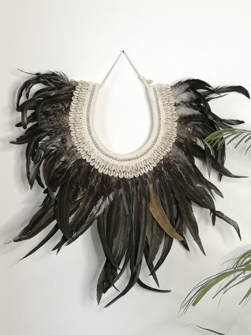 Deko Tribal Kette „Papua Deko-Kette braun-schwarz“