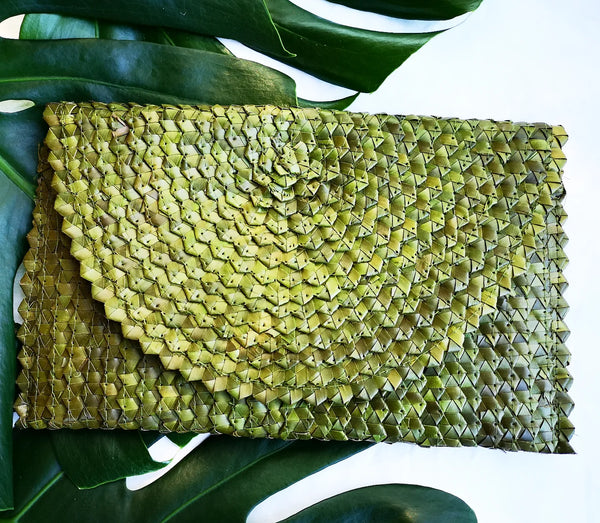 ﻿Tasche Bag Clutch Damen Ladies aus Palmblatt 100 % faire Handarbeit aus Bali🌴