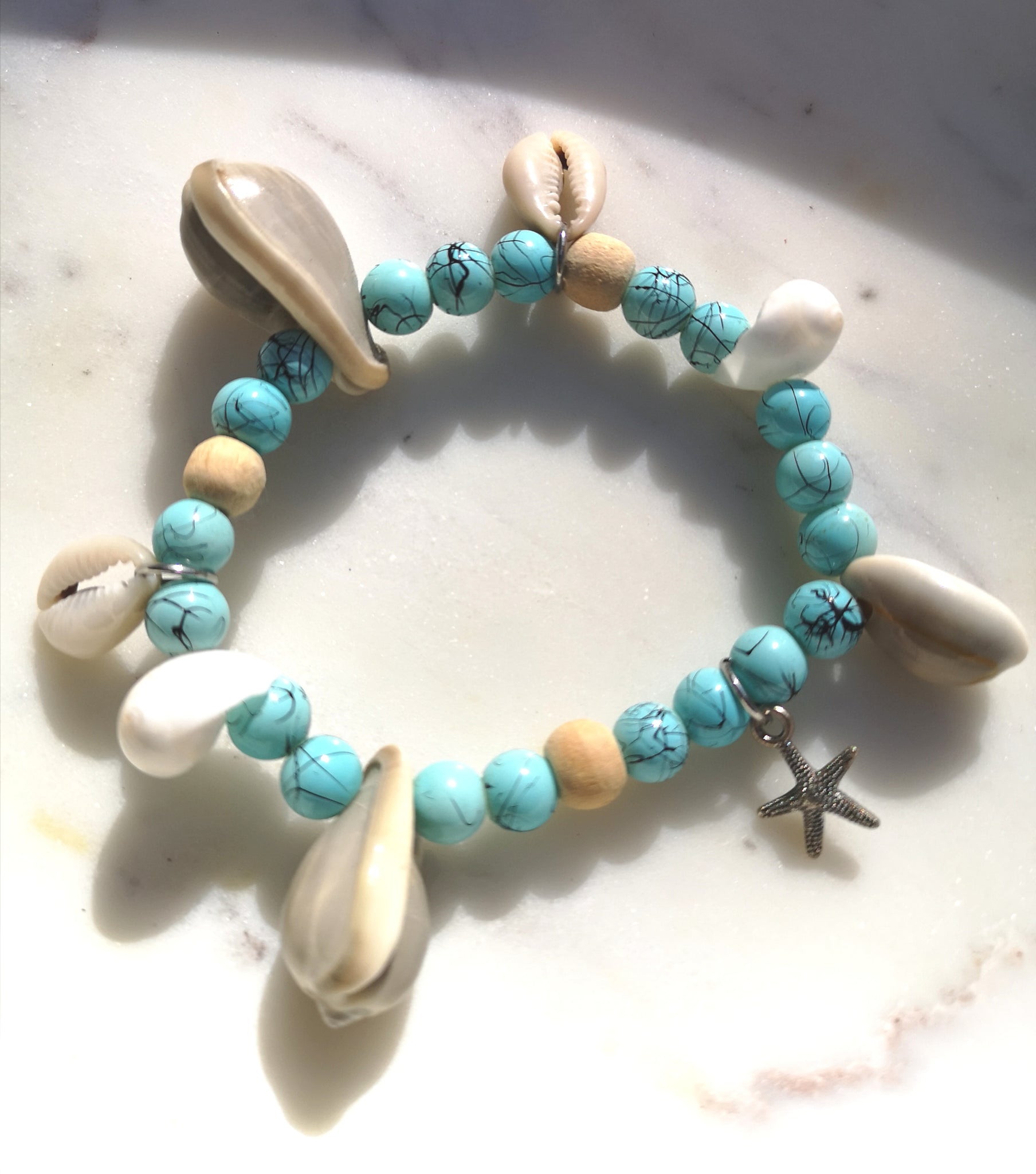 Armband "Ocean" Muscheln Seestern Shells Starfisch Beach Vibes