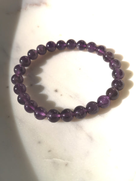 Armband Mala-Armband Amethyst Edelsteine Unisex Mala-Bracelet Amethyst Gems Unisex