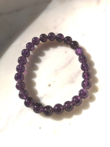 Armband Mala-Armband Amethyst Edelsteine Unisex Mala-Bracelet Amethyst Gems Unisex